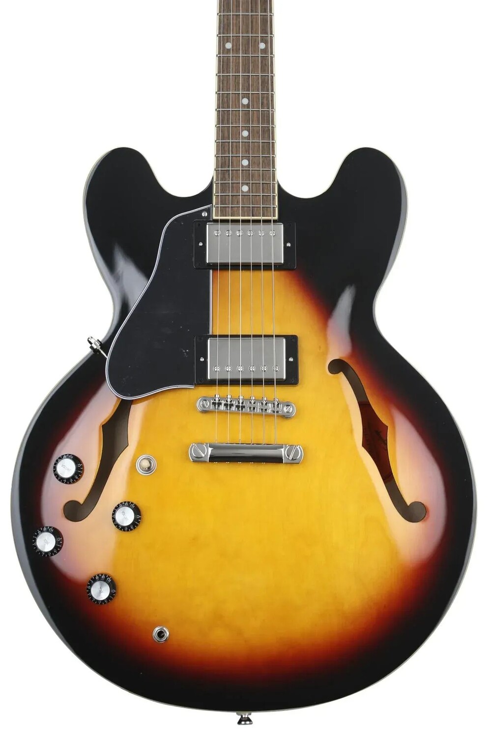 

Epiphone ES-335 Леворукая электрогитара с полуполым корпусом - Vintage Sunburst