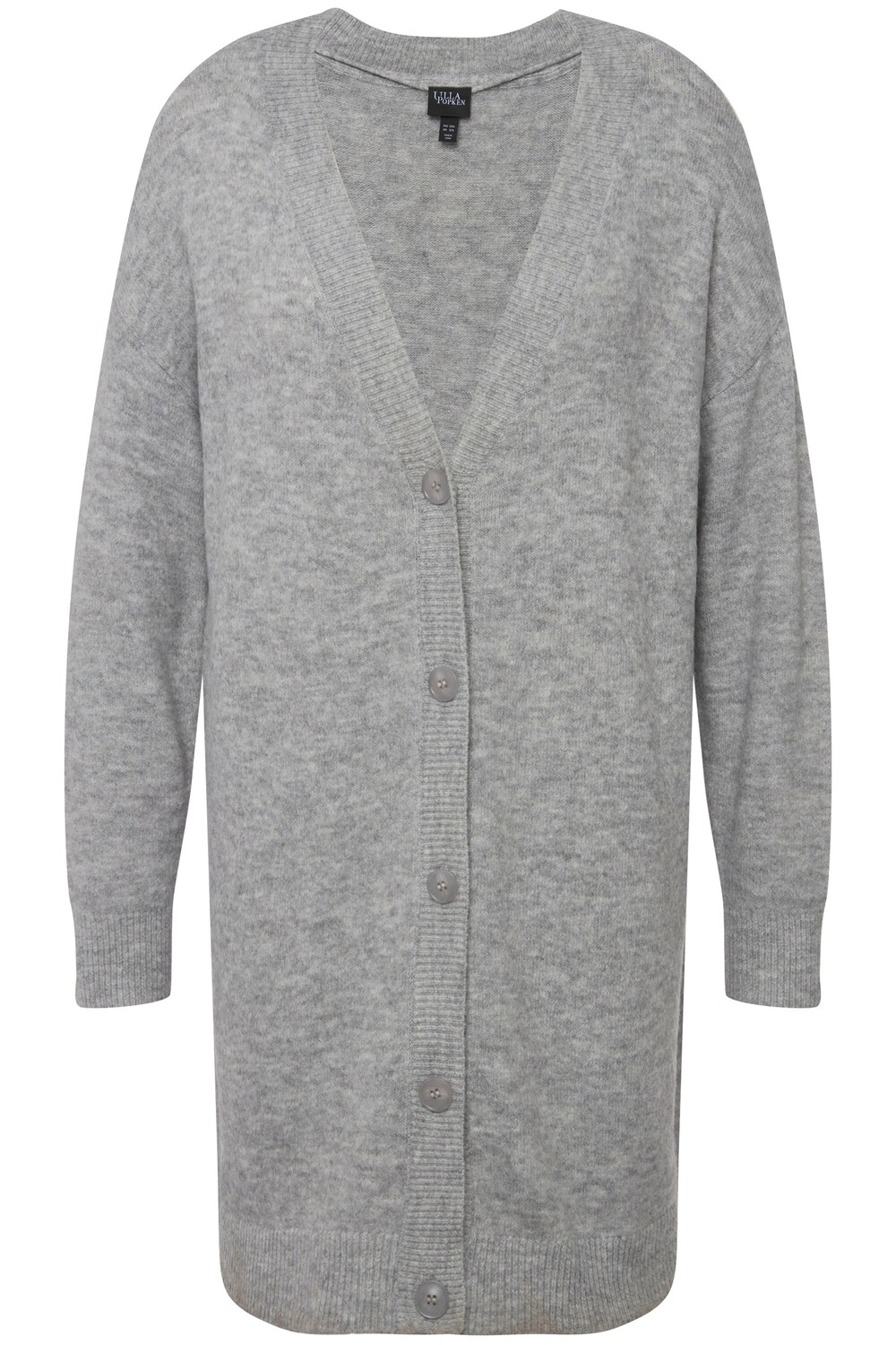 

Толстовка Ulla Popken Strickjacke, цвет grau melange