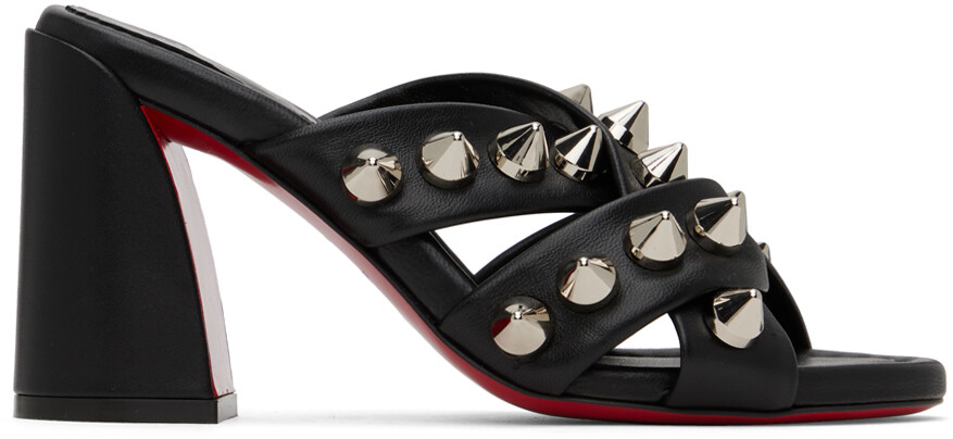 

Christian Louboutin Черные босоножки на каблуке Spika Club