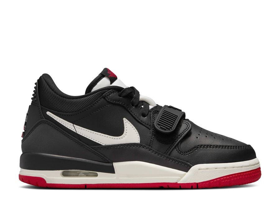 

Кроссовки Air Jordan Jordan Legacy 312 Low GS, цвет Black Sail University Red