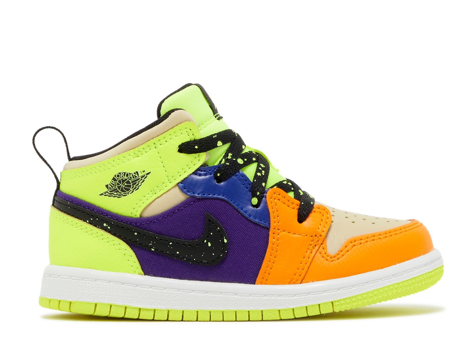 

Кроссовки Air Jordan Air Jordan 1 Mid Se Td 'Volt Vivid Orange', разноцветный