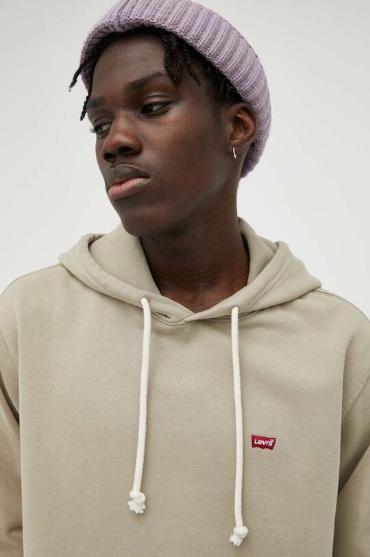 

Толстовка из хлопка Levi's, бежевый