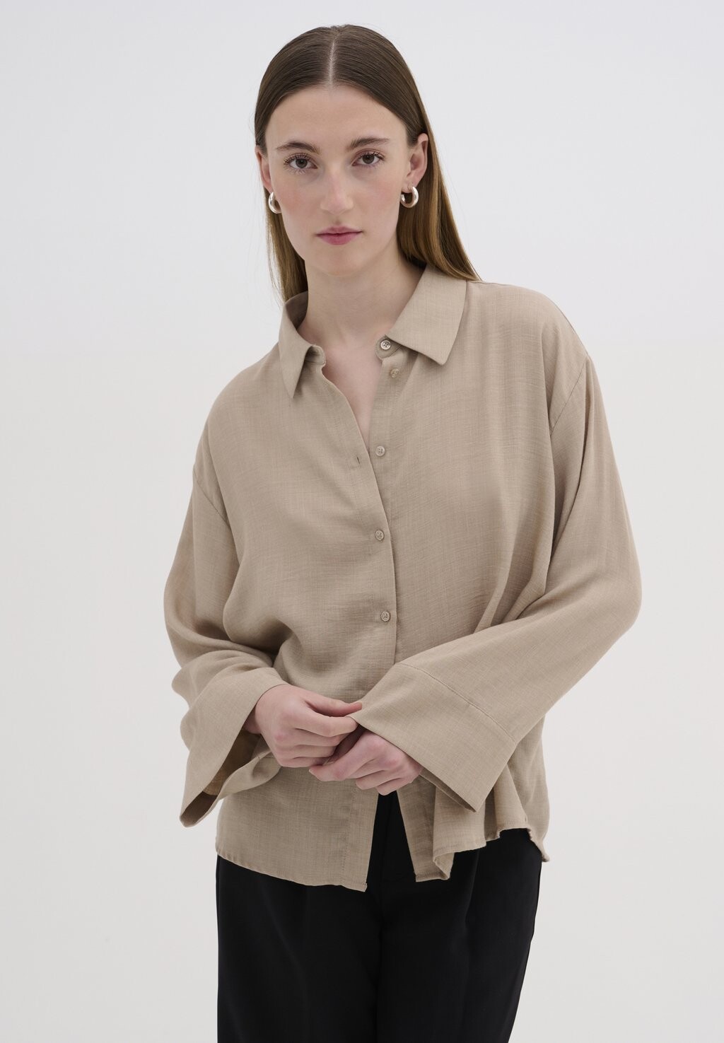 

Блузка-рубашка SILJE ALICEMW My Essential Wardrobe, цвет crockery melange