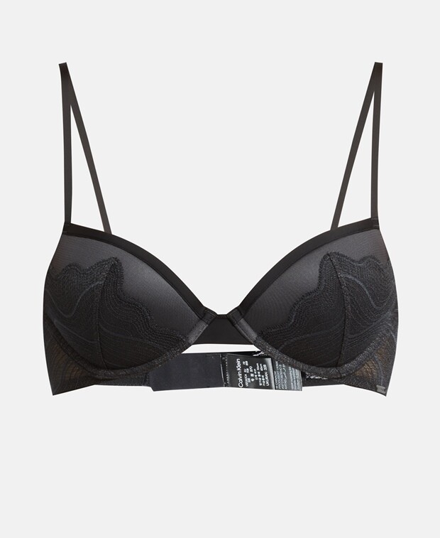 

Бюстгальтер на косточках, чашка B Calvin Klein Underwear, черный