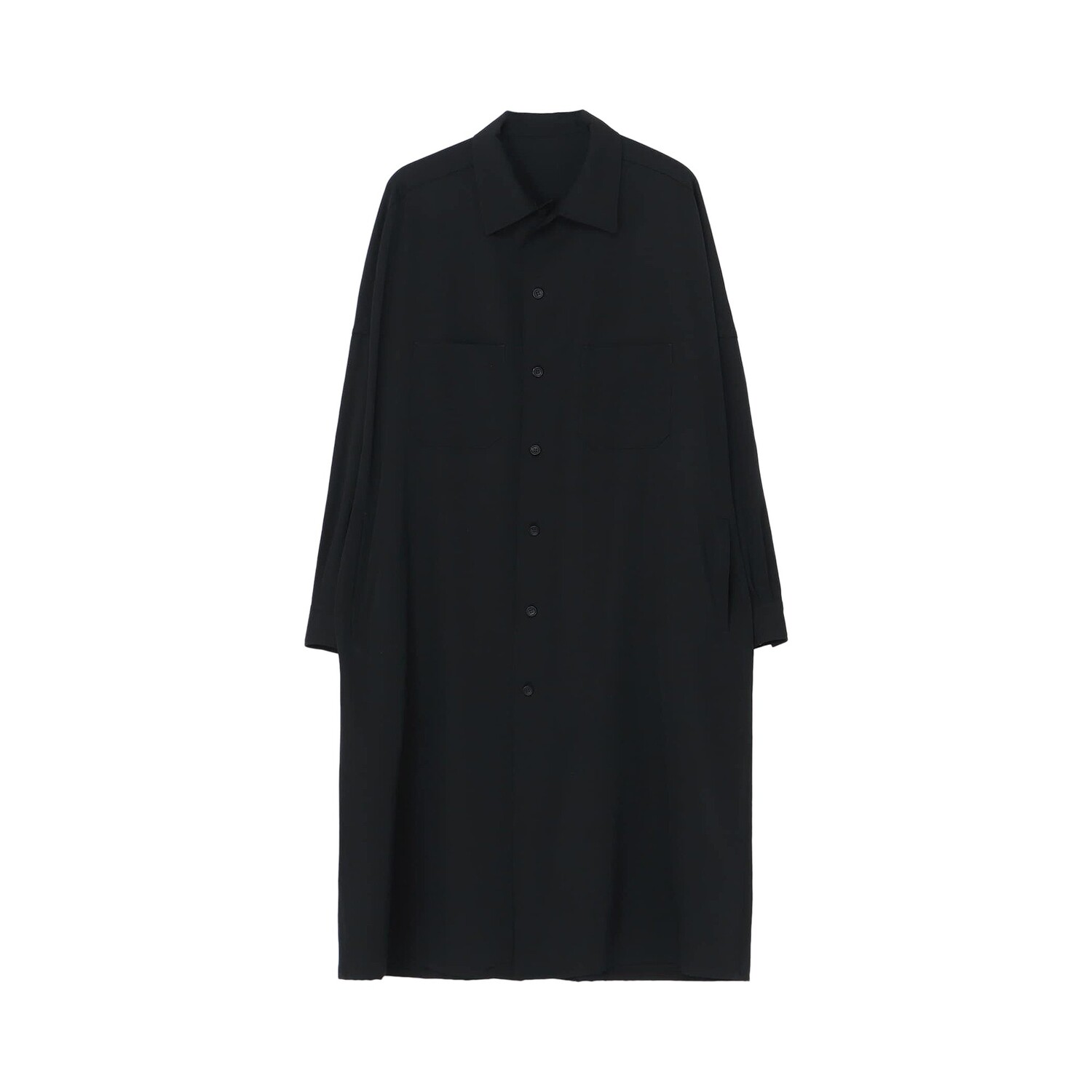 

Yohji Yamamoto Pour Homme Пальто-рубашка Черный