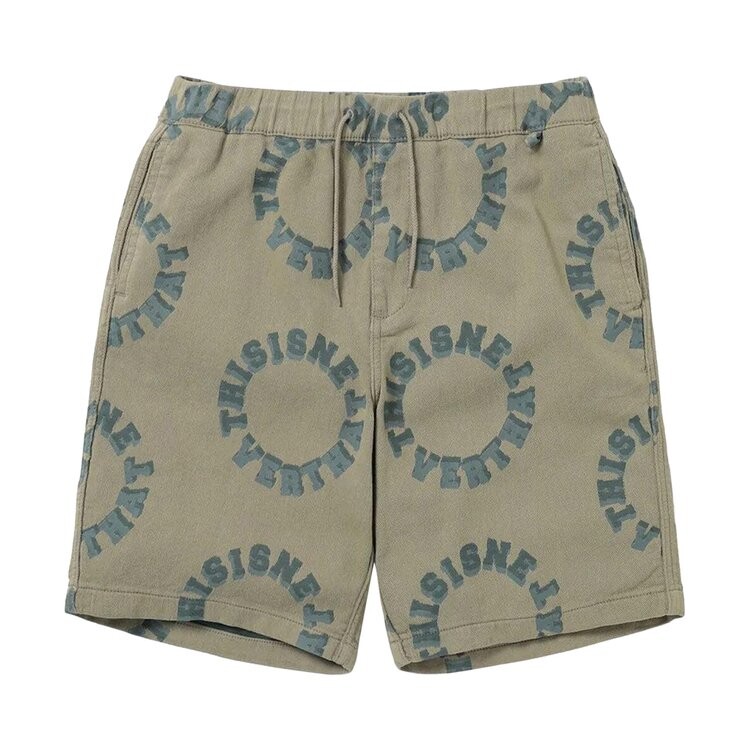 

Шорты Thisisneverthat thisisneverthat 2Tone Logo Jacquard Short, коричневый