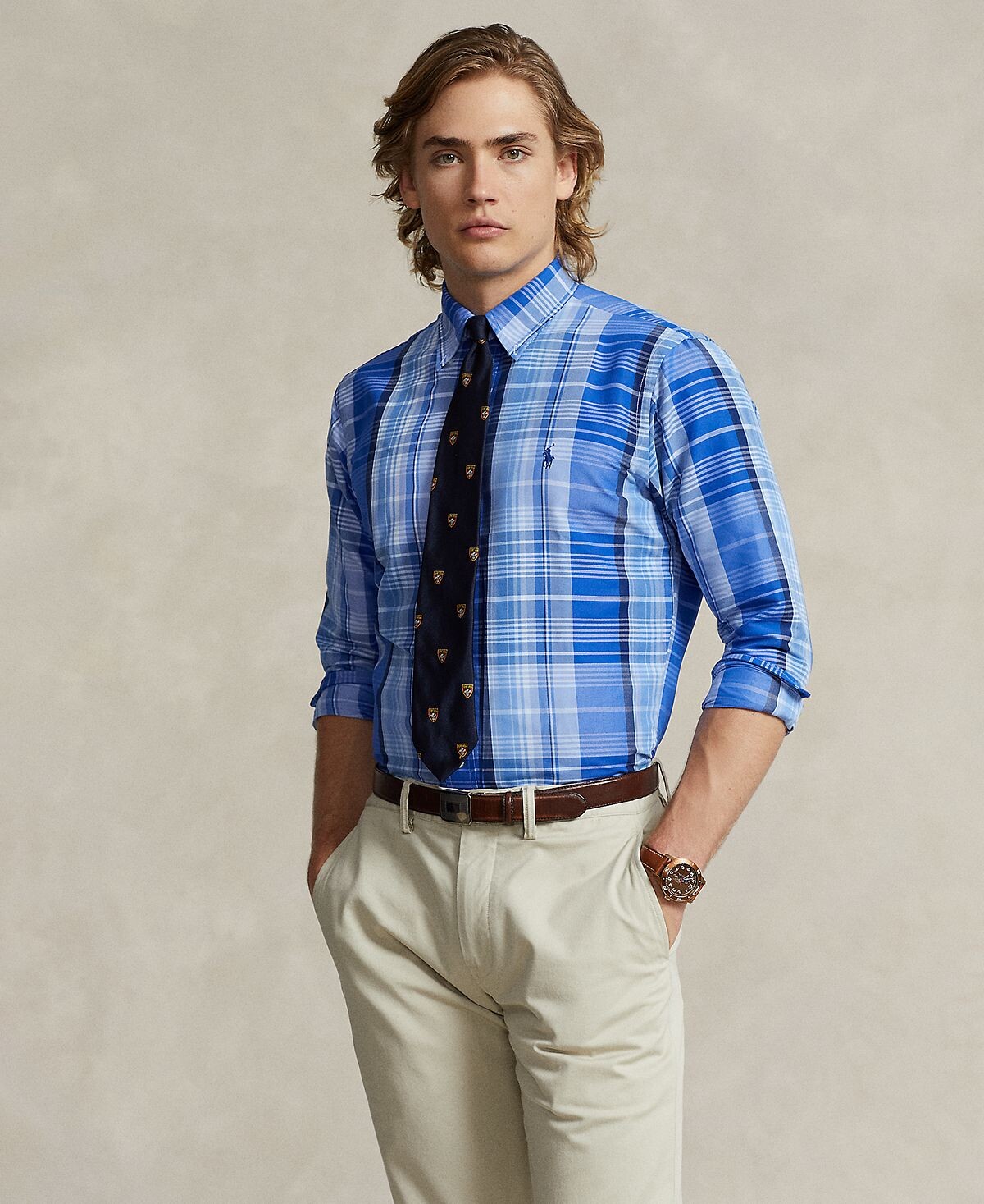 

Мужская оксфордская рубашка классического кроя Polo Ralph Lauren