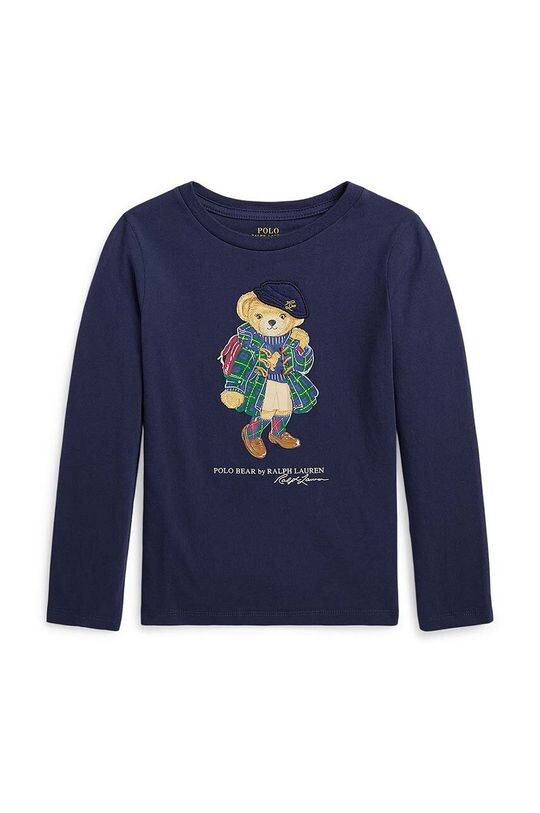 

Лонгслив Polo Ralph Lauren для детей, темно-синий