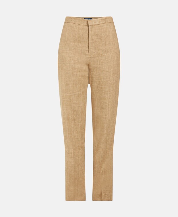 

Шелковые брюки Polo Ralph Lauren, цвет Tan
