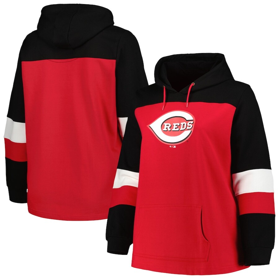 

Пуловер с капюшоном Profile Cincinnati Reds, красный