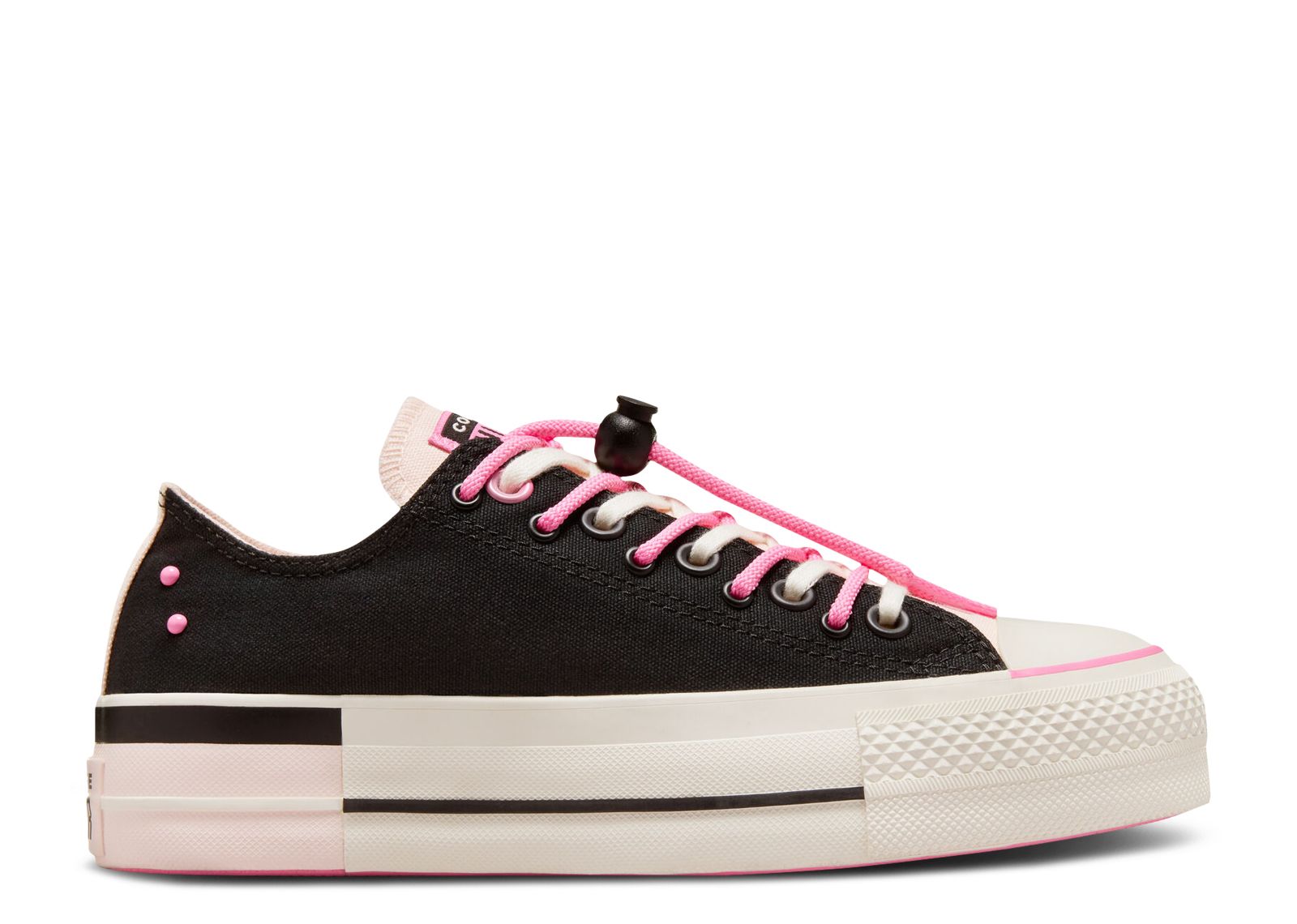 

Кроссовки Converse Wmns Chuck Taylor All Star Lift Platform Easyon Low 'Black Fable Pink', черный