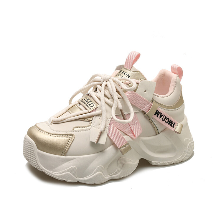 

Кроссовки ABCYLM Chunky Sneakers Women's Low-Top, черный