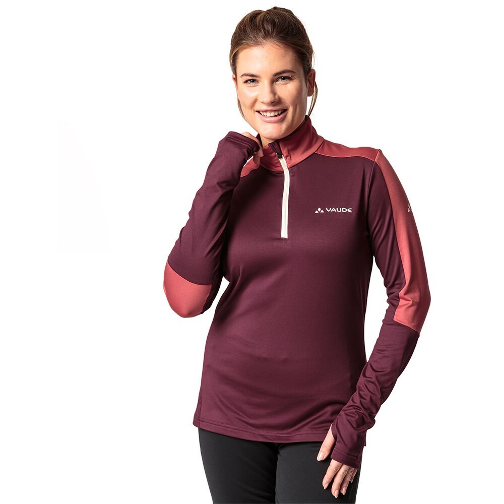 

Футболка с длинным рукавом VAUDE Livigno II Half Zip, фиолетовый