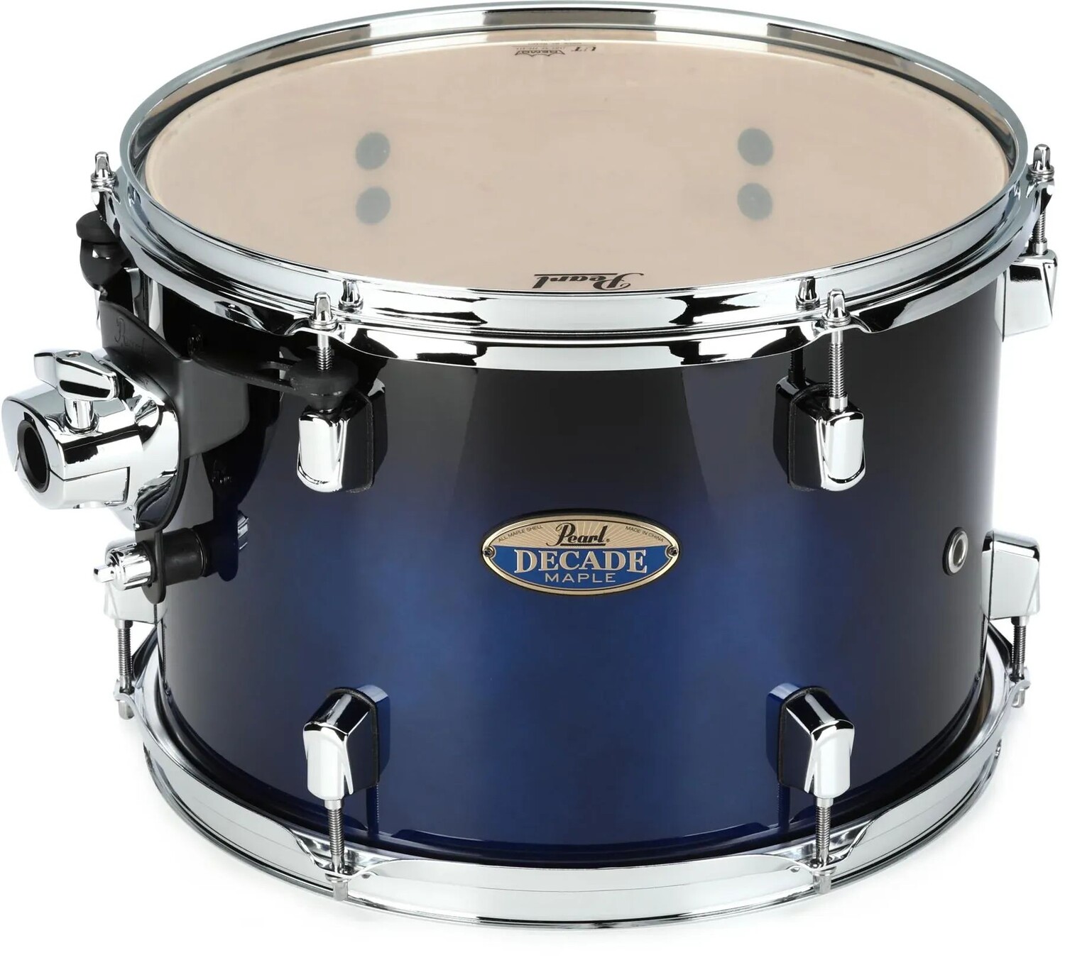 

Том Pearl Decade Maple Mounted — 13 x 9 дюймов — глянцевый кобальтовый лак