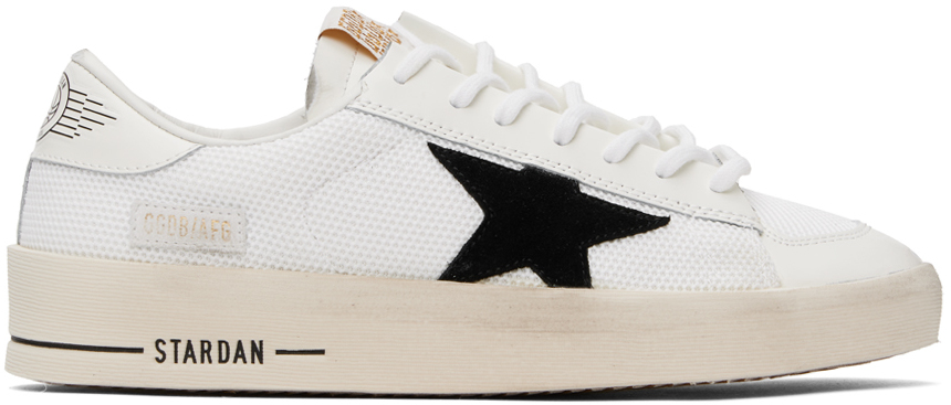 

Бело-черные кроссовки Stardan Golden Goose, цвет White/Black