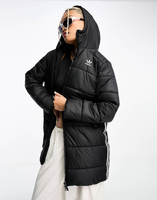 

Черная зимняя куртка adidas Originals, Черный