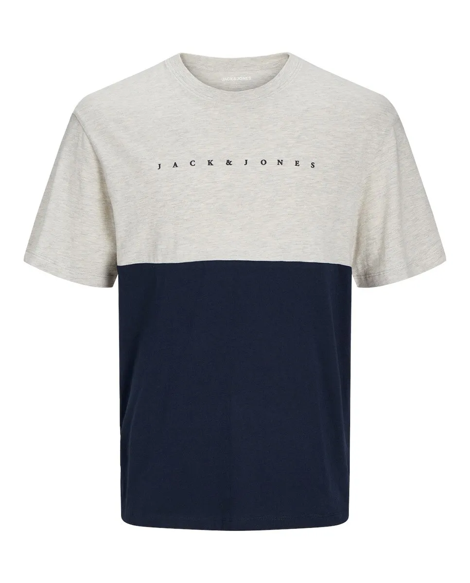 

Мужская футболка с короткими рукавами и трафаретным логотипом сбоку Jack & Jones, белый