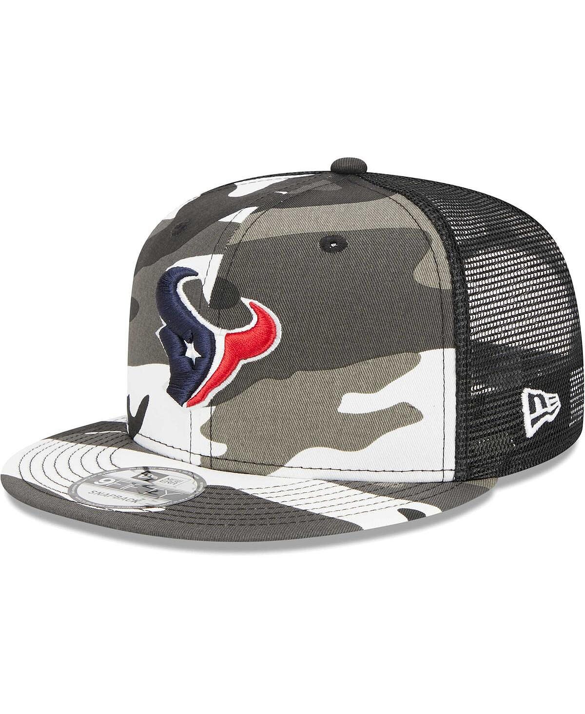 

Мужская кепка с камуфляжным принтом Houston Texans 9FIFTY Trucker Snapback New Era