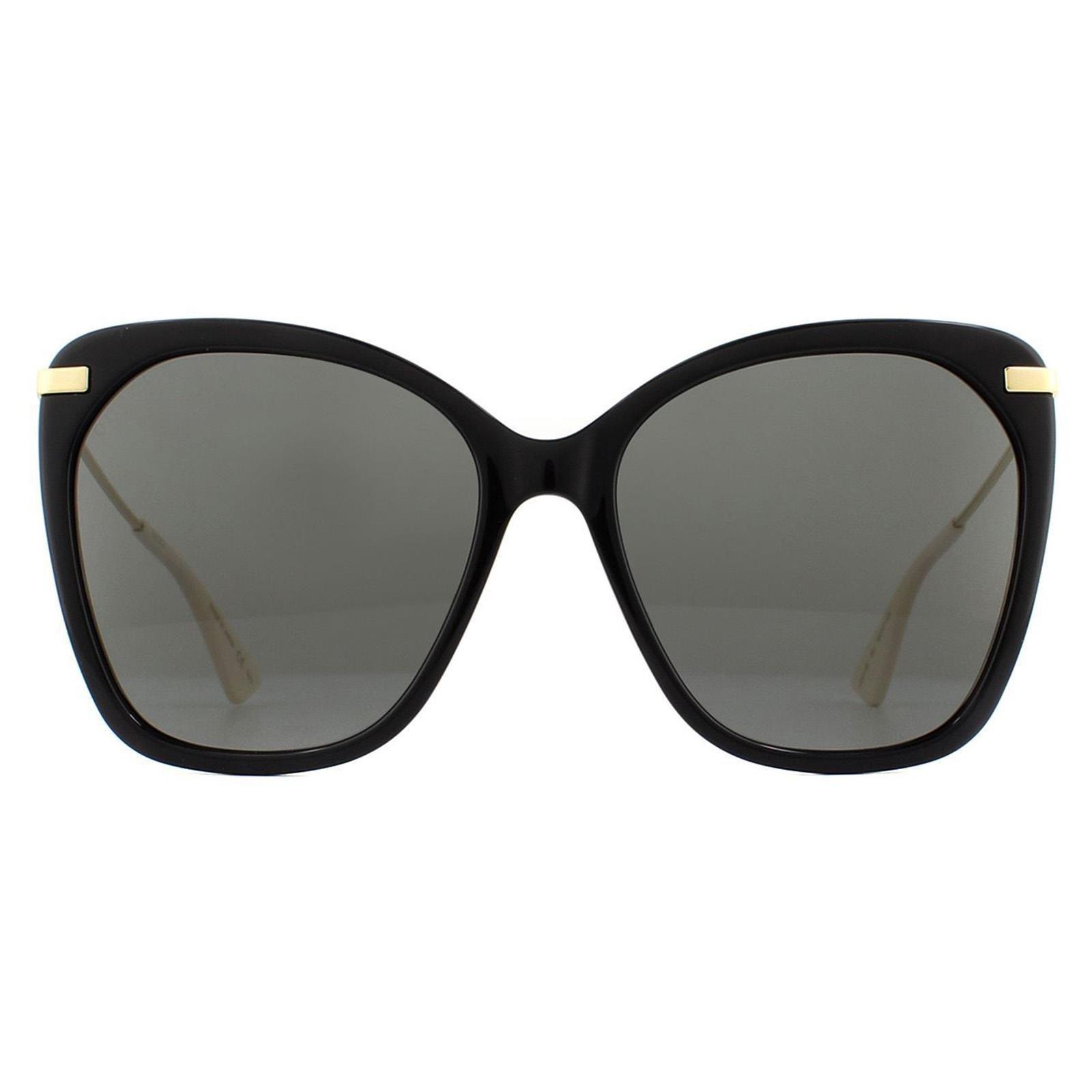 сумка sj 001 черный черный Черные серые солнцезащитные очки «кошачий глаз» Gucci, черный