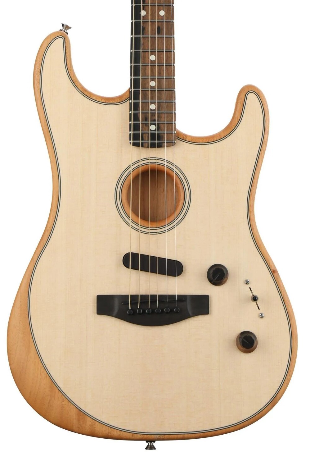 

Акустически-электрическая гитара Fender American Acoustasonic Stratocaster - Natural