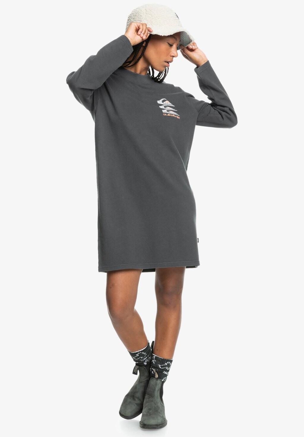 

Платье из джерси Quiksilver, черный