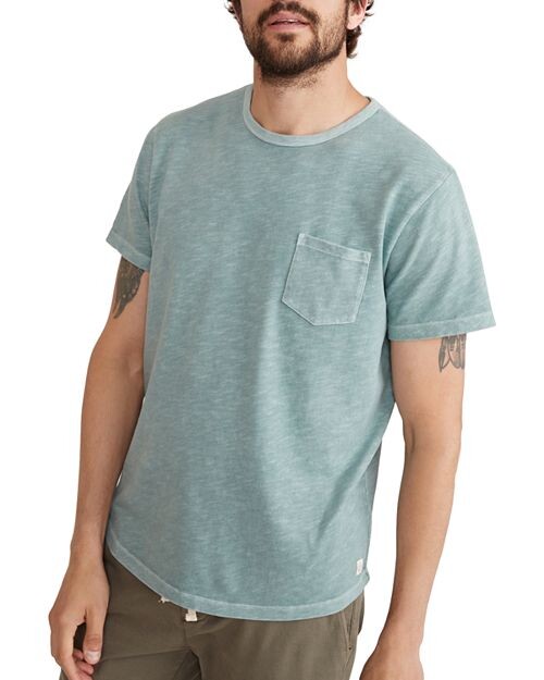 

Футболка с карманами Lassen Heavy Slub Marine Layer, цвет Green