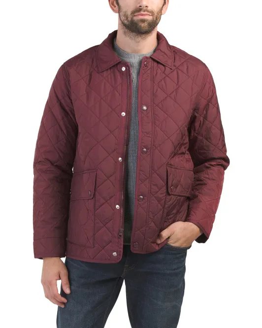 

Стеганая полевая куртка Untuckit, темно-красный