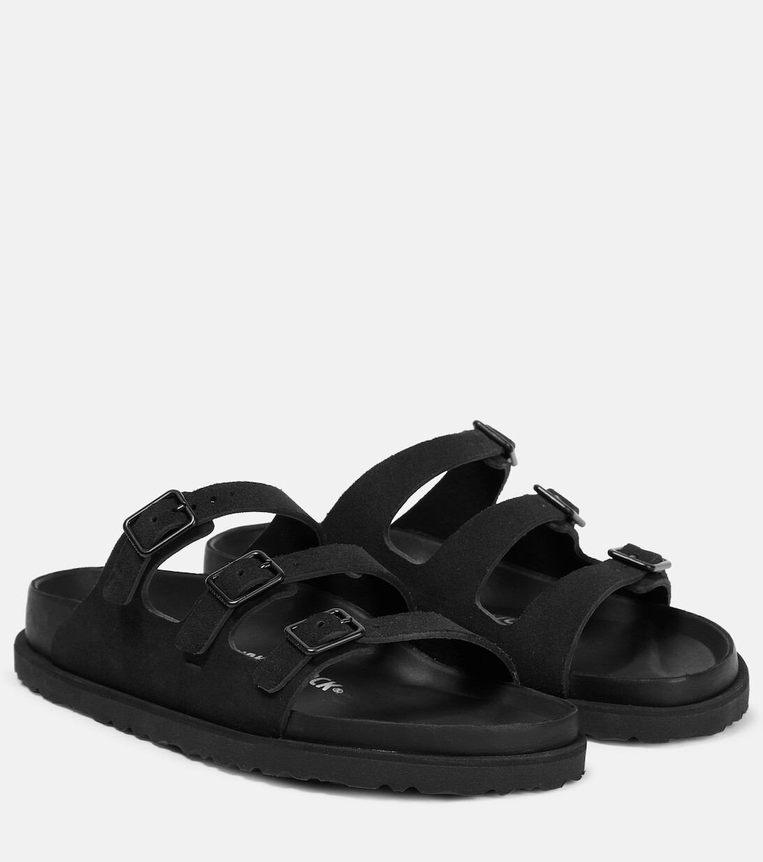 

Замшевые сандалии Флорида Birkenstock, черный