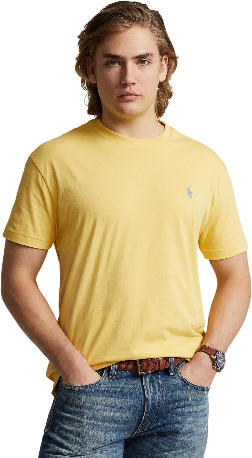 

Классическая футболка из джерси с круглым вырезом Polo Ralph Lauren, цвет Fall Yellow 1