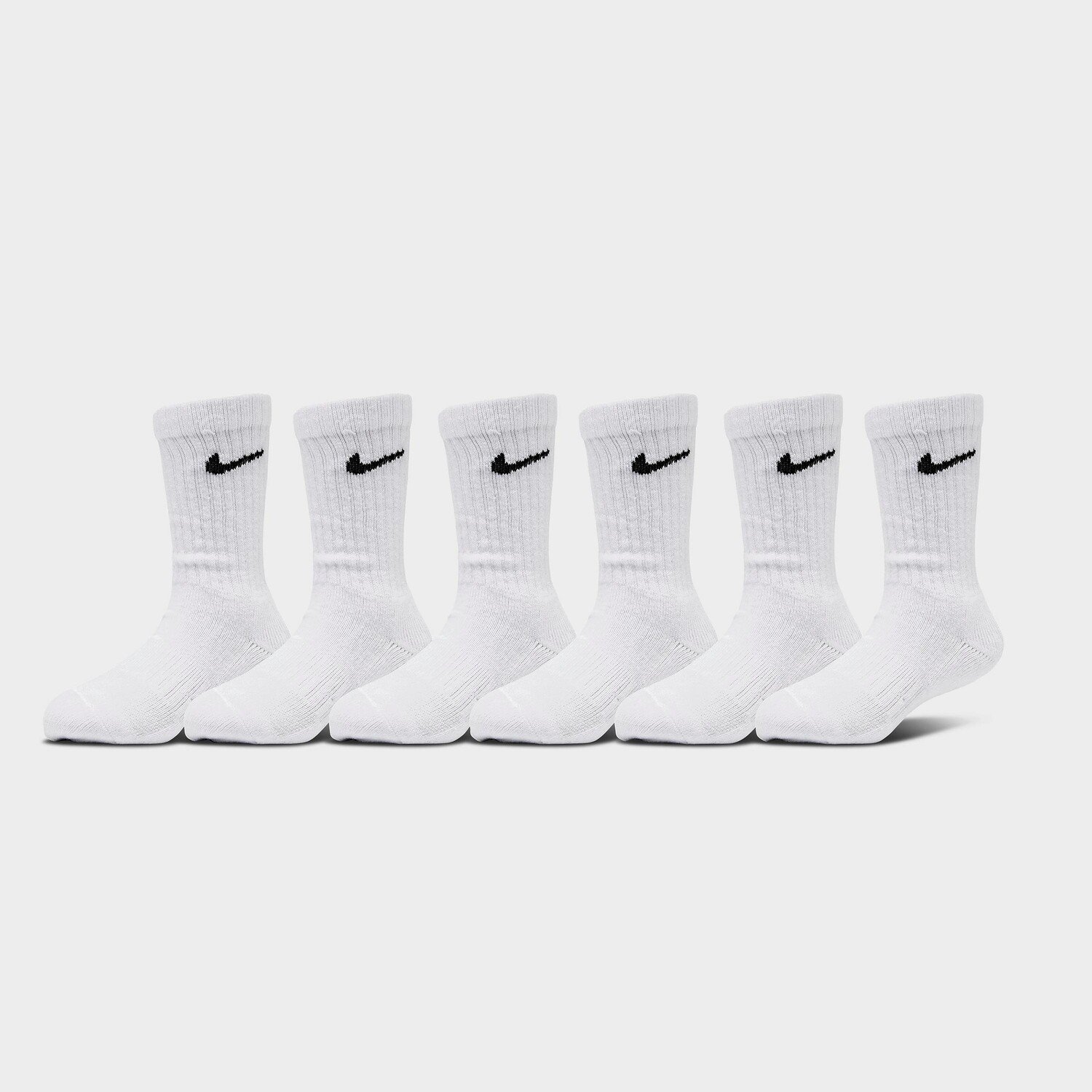 

Носки Nike Dri-Fit Crew для маленьких детей (6 шт.), белый