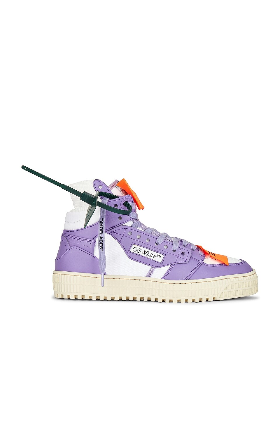 

Кроссовки OFF-WHITE 3.0 Off Court Leather, цвет White & Purple