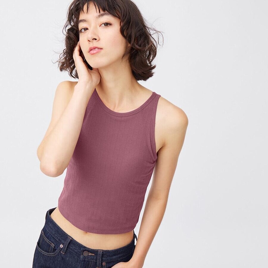 

Укороченная майка с американскими рукавами Bra Feel GU, красный