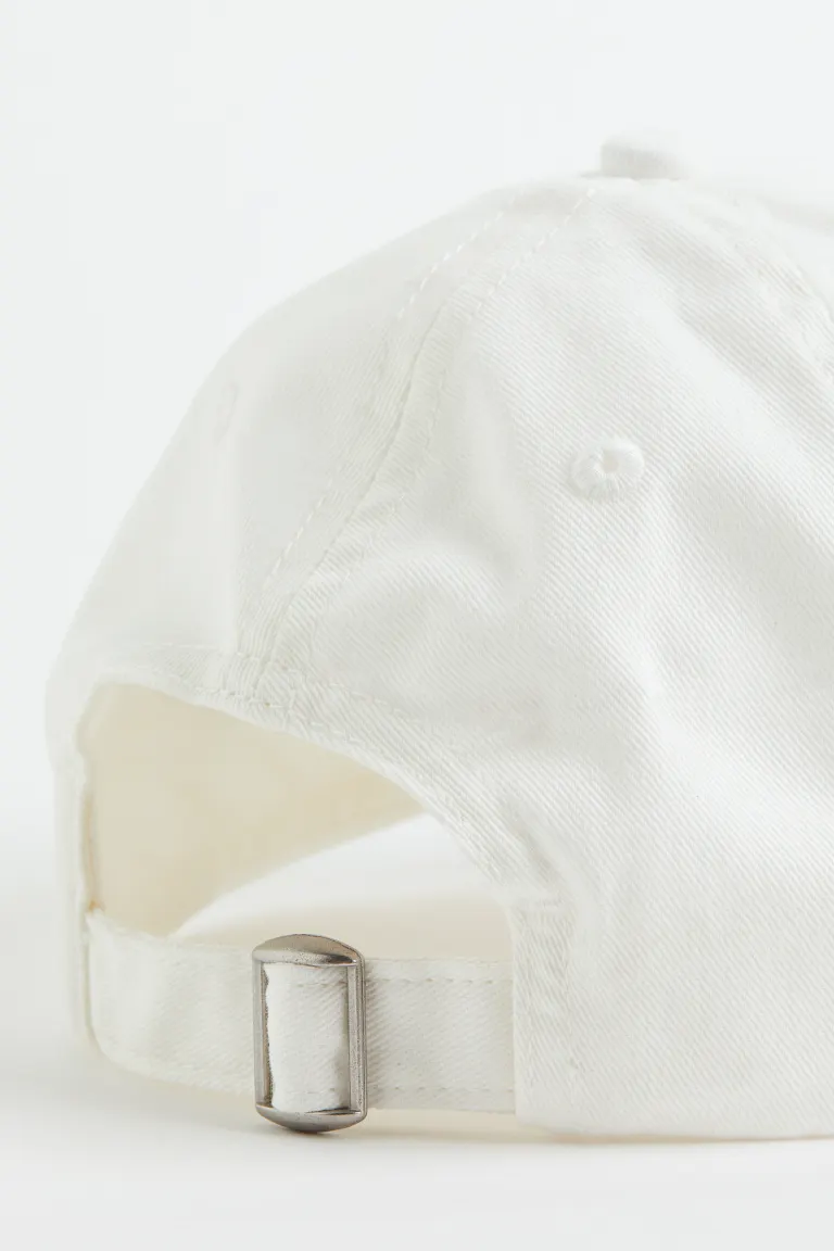 Габардиновая шапка с козырьком H&M, белый габардиновая куртка h