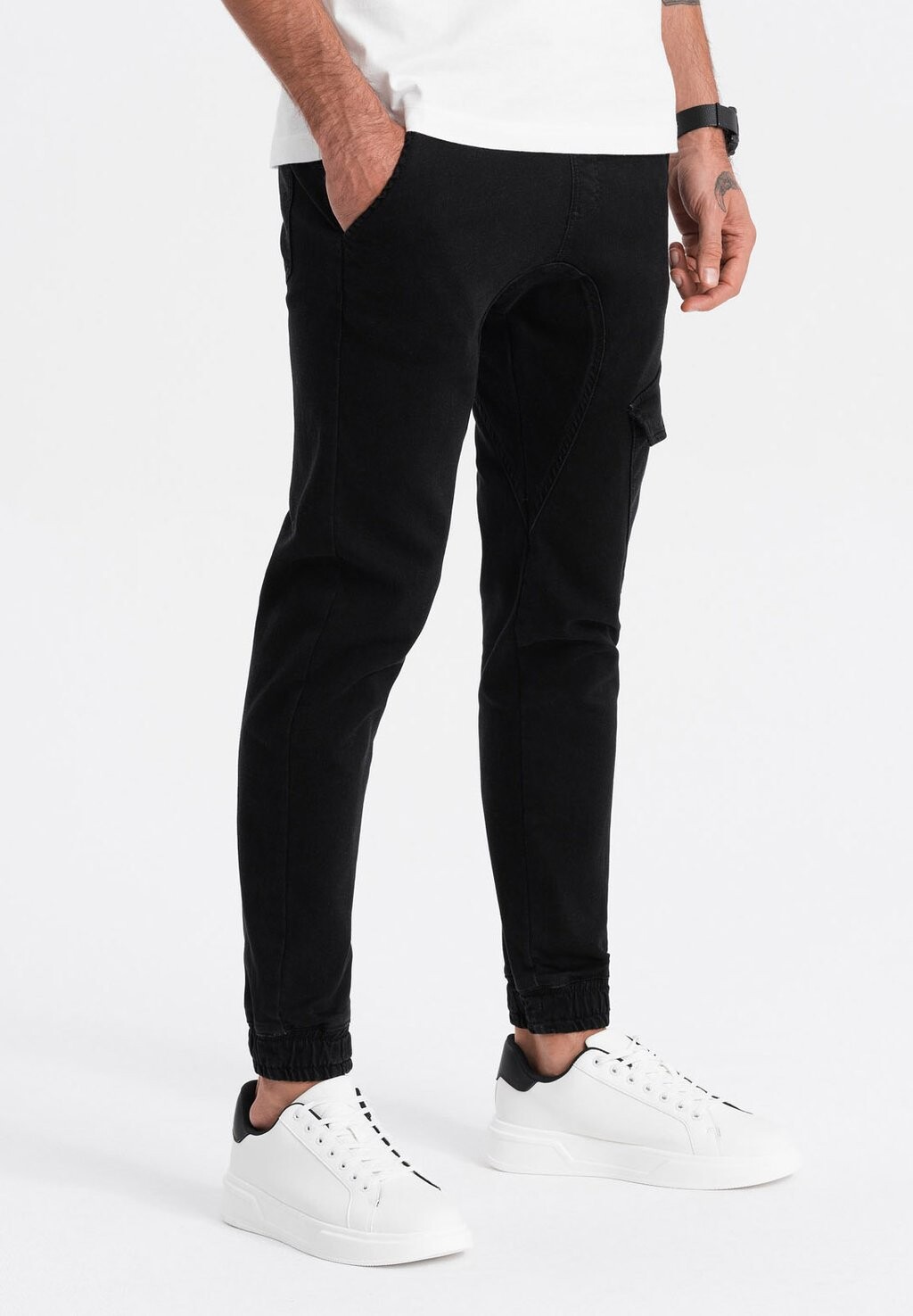 

Джинсы Tapered Fit WITH POCKET Ombre, цвет black