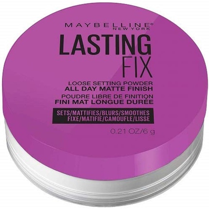 Рассыпчатая пудра для лица Lasting Fix — 01 Translucent 6G, Maybelline New York