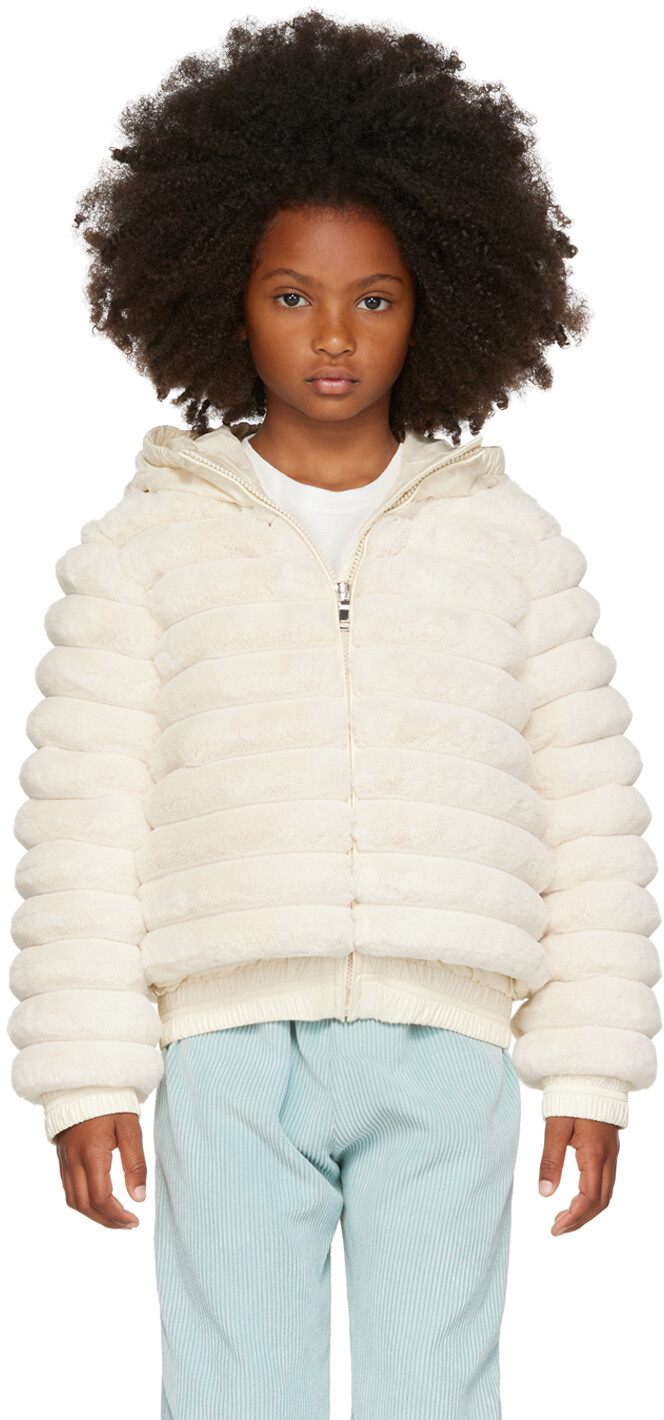 

Детский белый пуховик Latife Белый Moncler Enfant