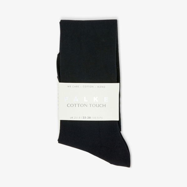 

Носки из эластичного смесового хлопка Cotton Touch длиной до щиколотки Falke, черный