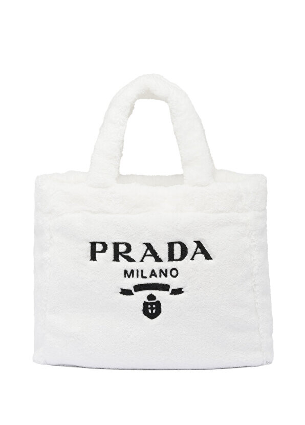 

Большая сумка из махровой ткани Prada