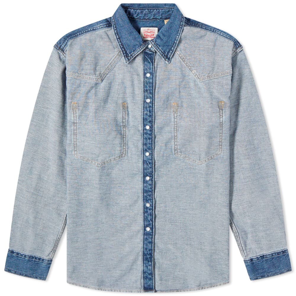 

Рубашка Levi's Donovan наизнанку, синий