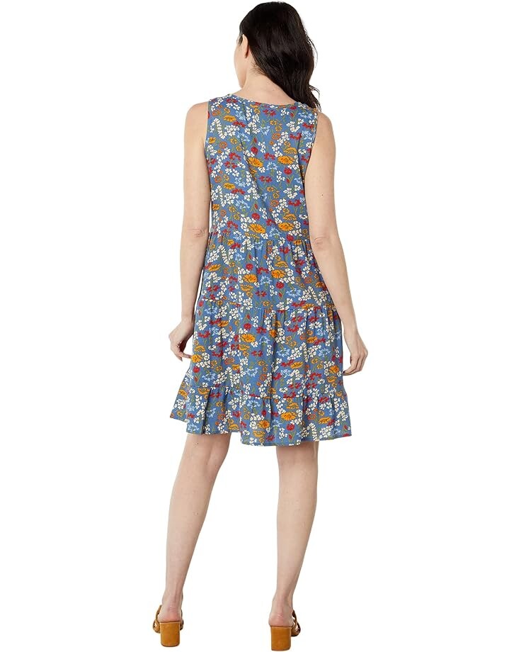 

Платье Toad&Co Manzana Tiered Sleeveless Dress, цвет Weathered Blue Print