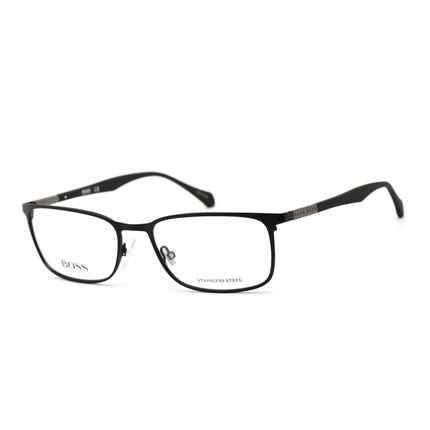 Новые прямоугольные матовые черные очки Hugo Boss 0828 YZ2 — подлинные
