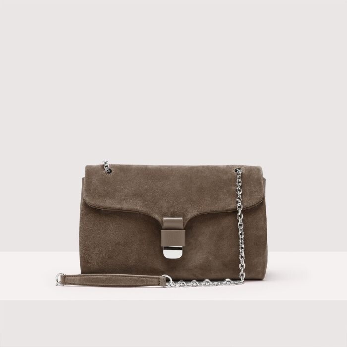 

Замшевая сумка через плечо Coccinelle NEOFIRENZE SUEDE LARGE, коричневый