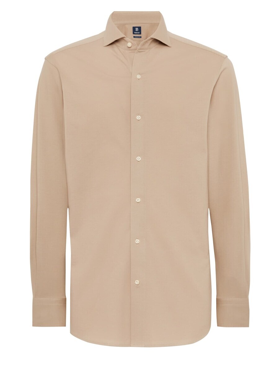 

Рубашка Boggi Milano Regular fit Button Up, бежевый