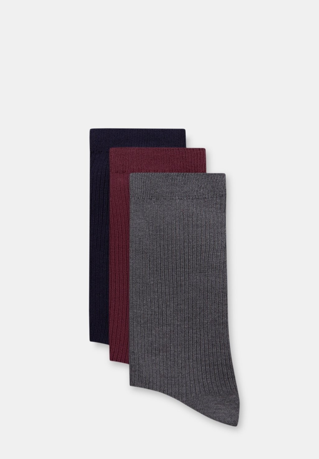 

Носки 3 PACK PULL&BEAR, Бордо