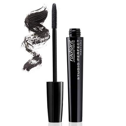 

Radiant Professional Make Up Тушь для ресниц Radiant Professional Studio Perfect Volume с силиконовой щеточкой и натуральным воском 0,30 унции, черная 01