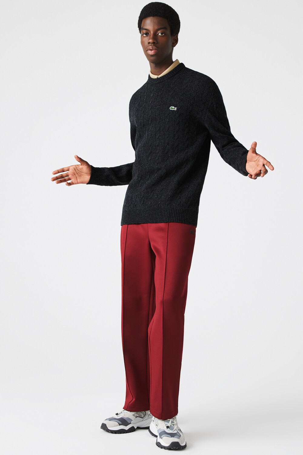 

Свитер - Зеленый - Классический крой Lacoste, зеленый
