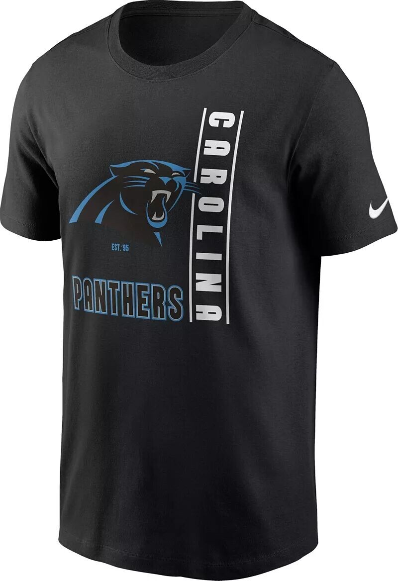 

Мужская черная футболка Nike Carolina Panthers Rewind Essential