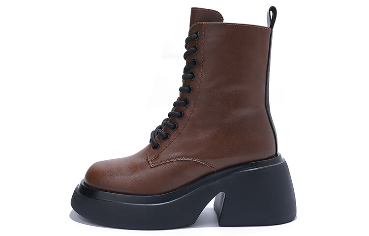 

Ботинки Martin Boot женские Junjali, цвет Brown - fleece
