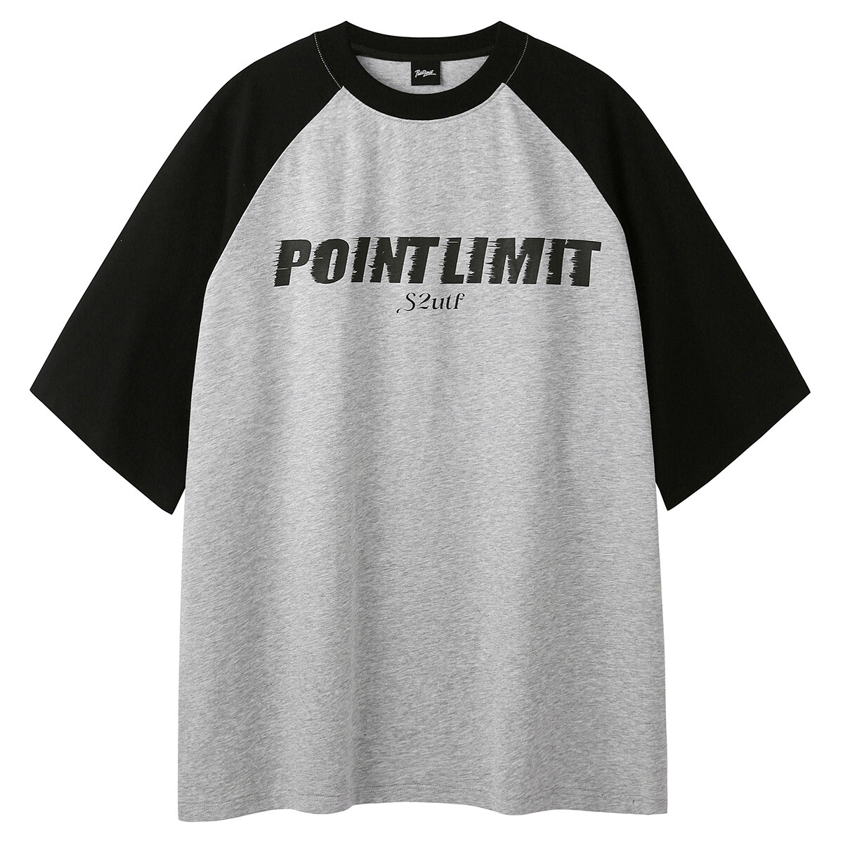 

Футболка унисекс Pointlimit, Черный рукав, серое тело