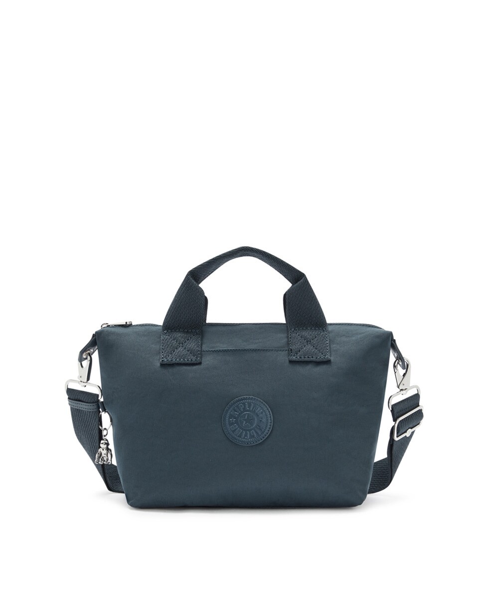Женская сумка через плечо с регулируемым ремнем темно-синего цвета Kipling, темно-синий